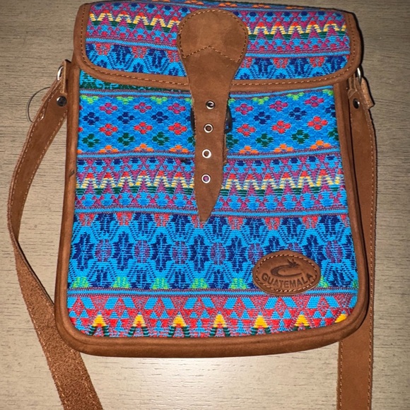 Handbags - Handwoven Blue Guatemalen Bag